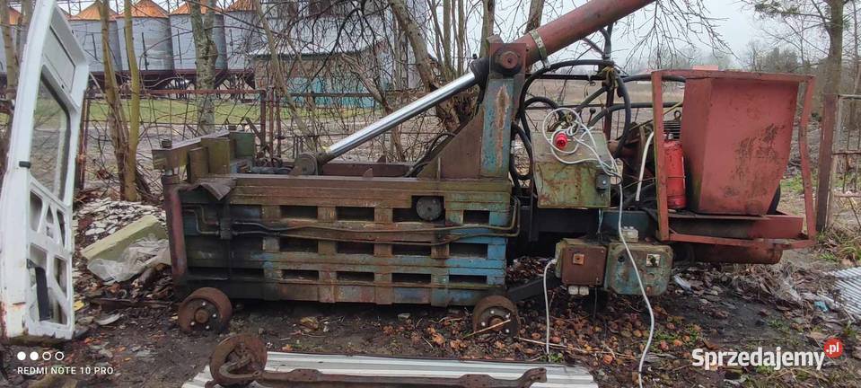 Prasa paczkarka wysokiego zgniotu Elektronika Bartoszyce