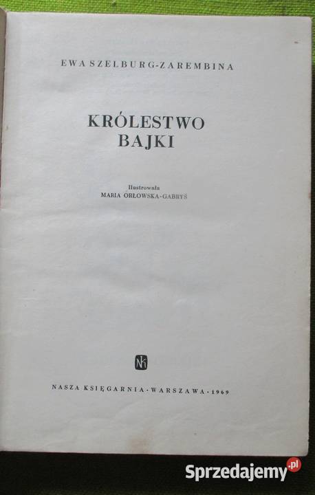 Królestwo Bajki ESzelburg Zarembina 1969 baśnie łódzkie