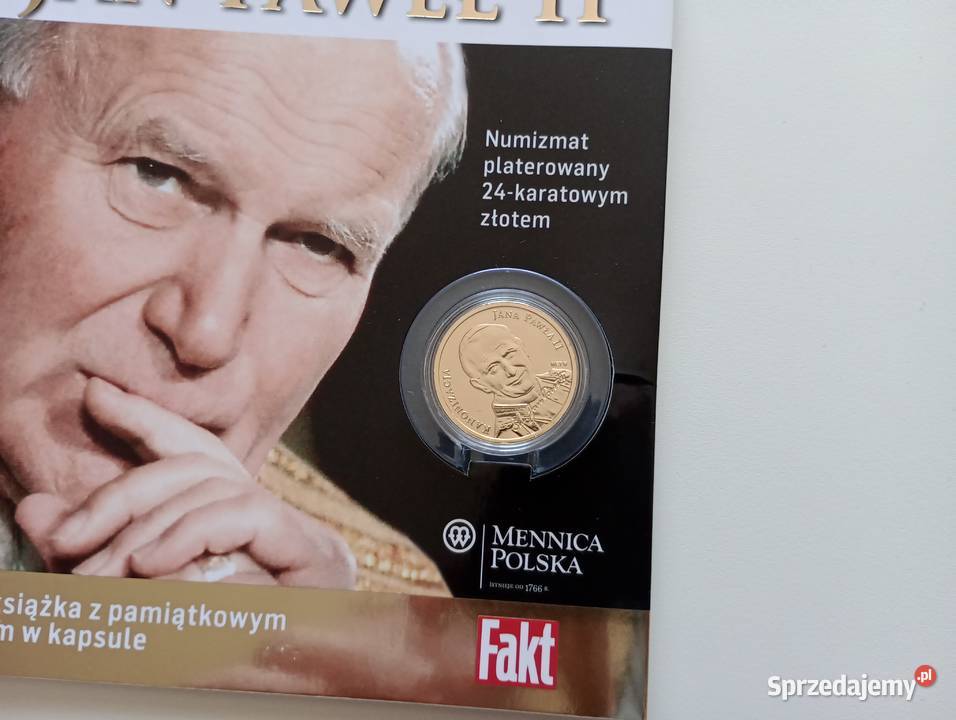 Numizmat kanonizacyjny Jan Paweł II 2014r