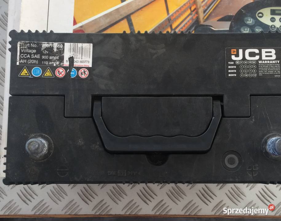 Oryginalny mokry akumulator JCB do ładowarek Pozostałe