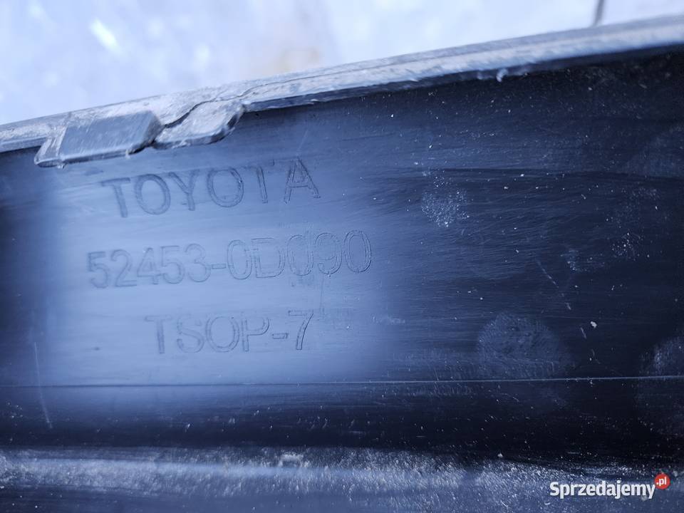 TOYOTA YARIS 3 III LIFT 17 DYFUZOR ZDERZAKA TYŁ Międzychód sprzedam