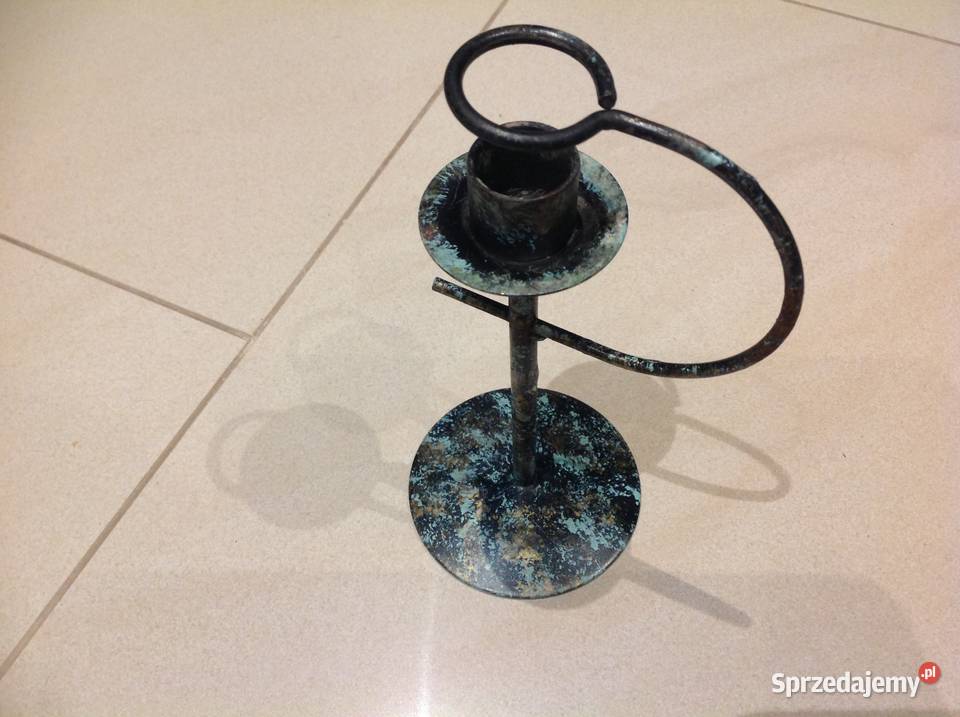 Świecznik Mosiężny Vintage Nowa Sól sprzedam