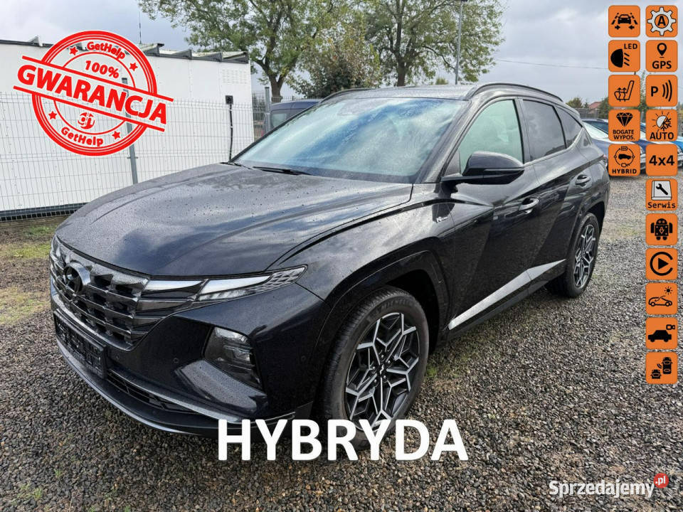 Hyundai Tucson nline hybryda plugin 4WD kurtyny powietrzne