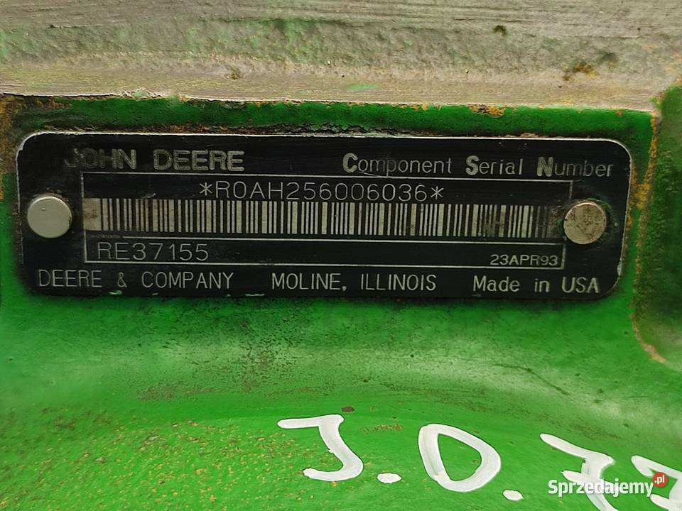 Mechanizm różnicowy RE37155 17x44 John Deere Części maszyn i innych pojazdów Wilkowo