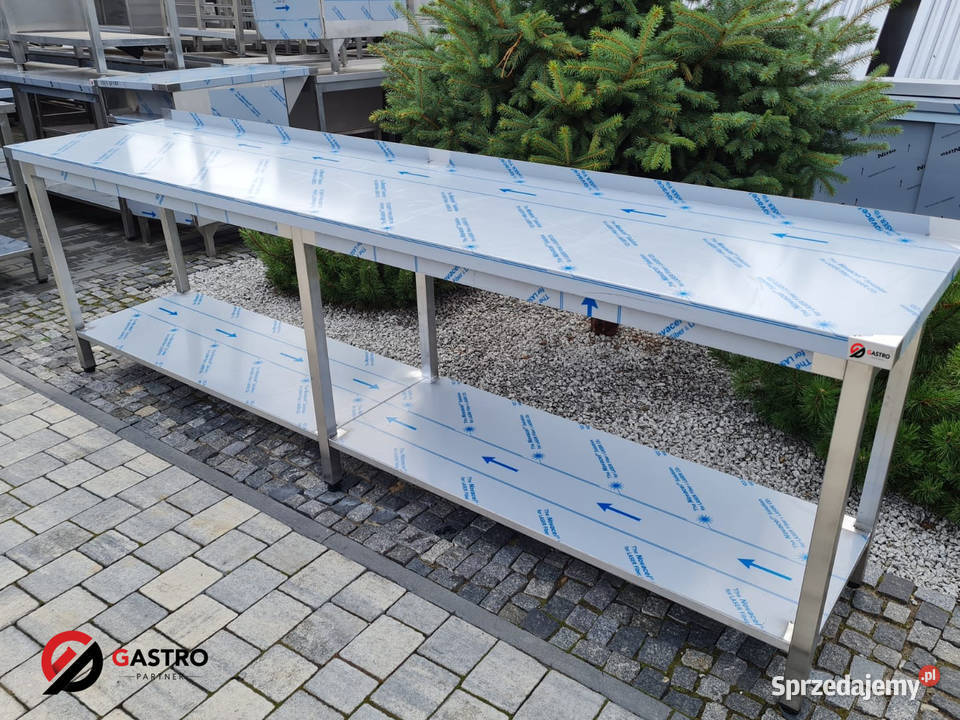 Stół gastronomiczny nierdzewny 280x60x85 Meble Gastronomia