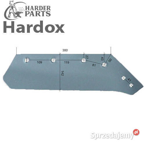 Lemiesz 16 300ha HARDOX 063015P do pługa Suwałki
