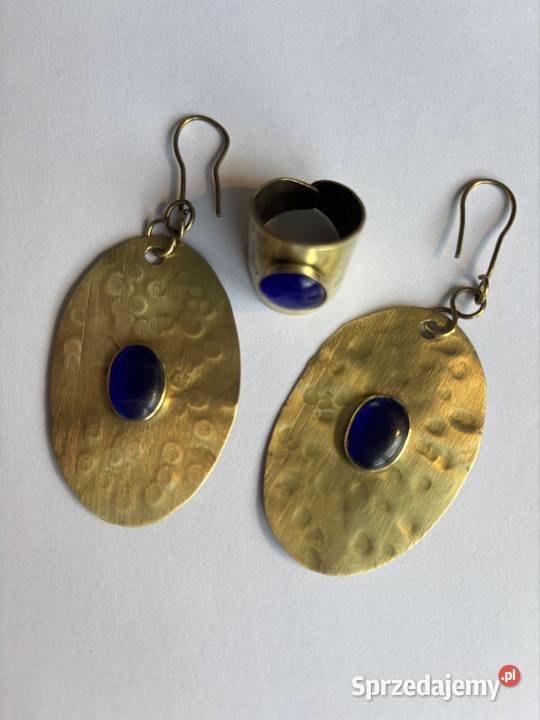 Komplet biżuterii mosiądz kujawsko-pomorskie