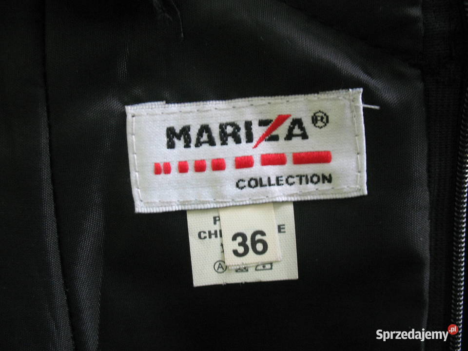 Sukienka czarna maxi 36 S biust 80 tafta Siedlce sprzedam
