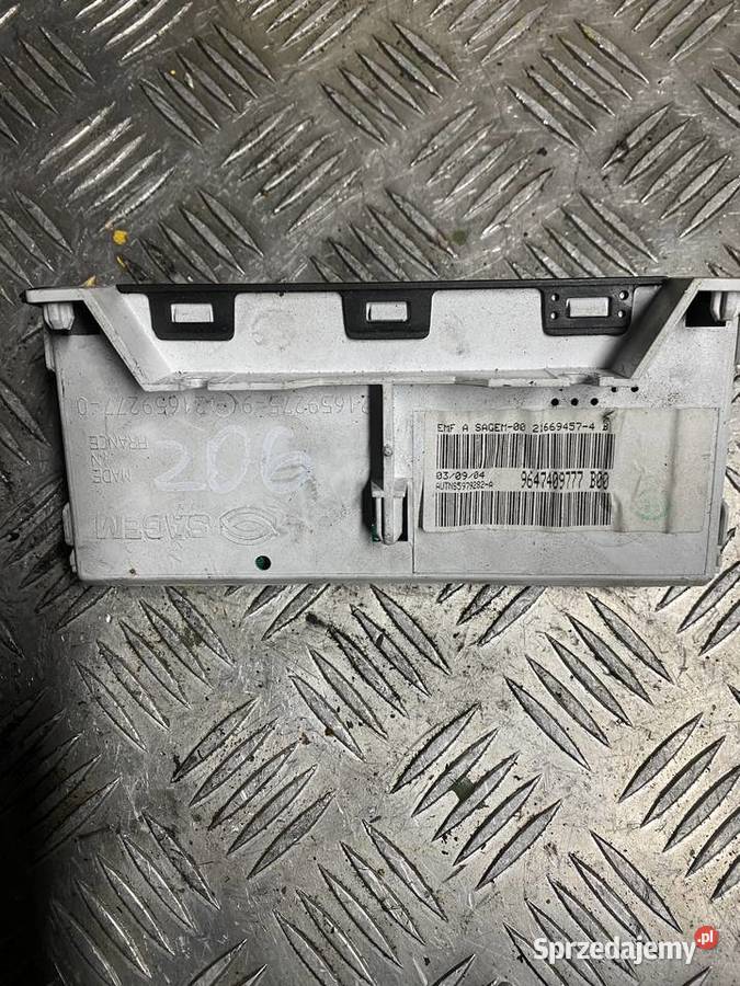 Wyświetlacz Peugeot 206 11 Benzyna 216592759 Ostrów Wielkopolski