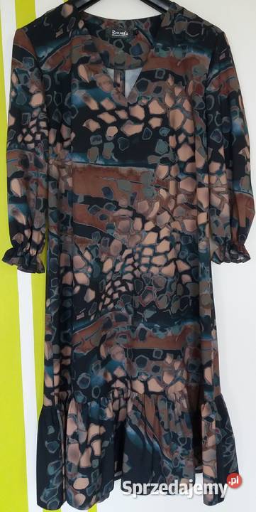 M Letnia sukienka z falbanką Brenda Gliwice sprzedam