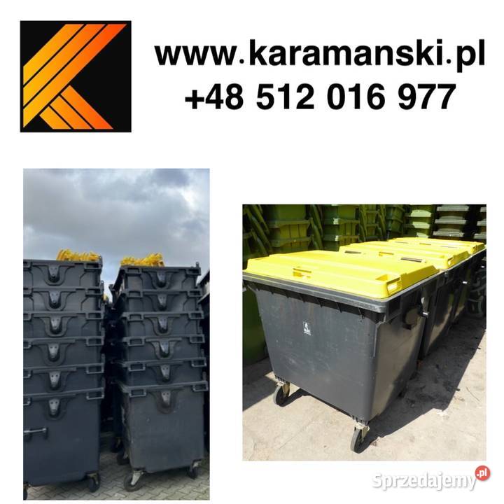 120 L używane pojemniki na odpady komunalne 240 Radom