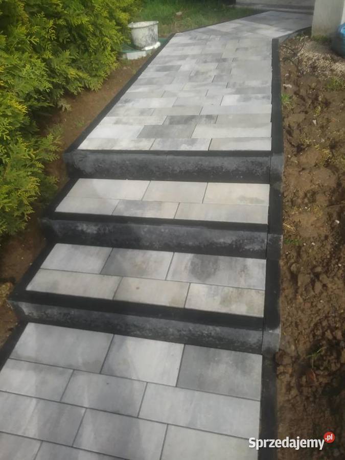 Układanie kostki brukowej brukarstwo Kraków prace ogrodowe