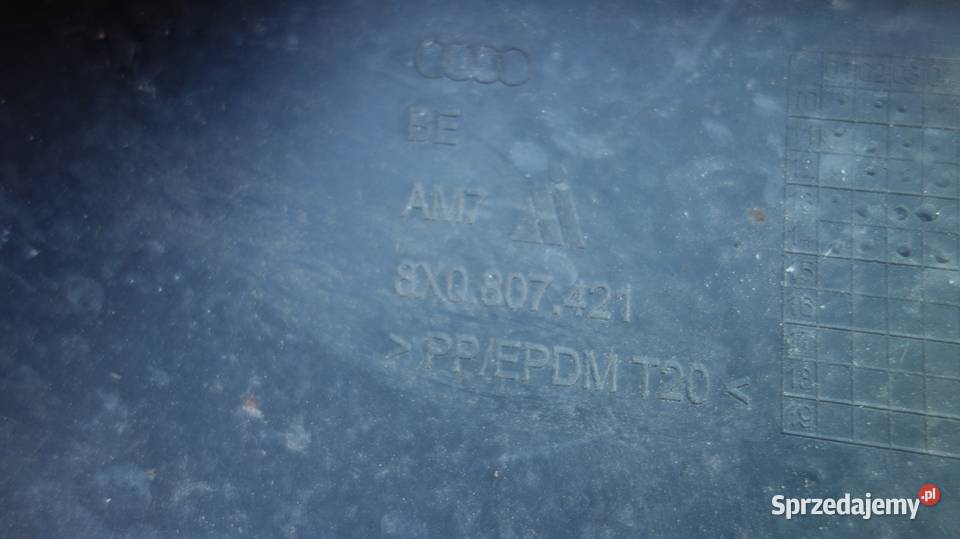 AUDI A1 8X0 11 DOKŁADKA ZDERZAKA TYŁ SPOILER Ruda Śląska