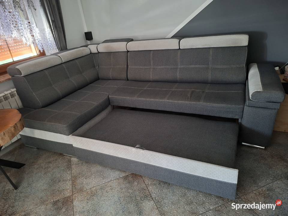 Narożnik z funkcją spania Rudziczka