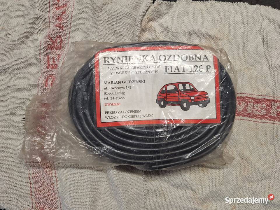 Fiat 126p uszczelka ozdobna rynienki osobowe śląskie Wodzisław Śląski sprzedam