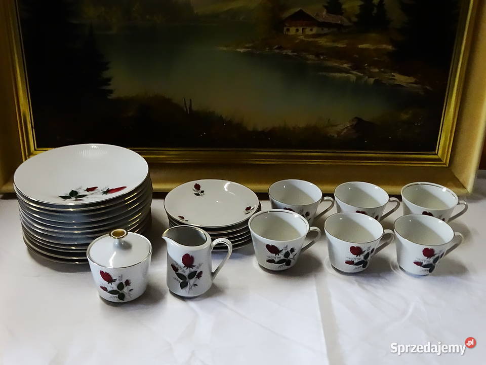 Zestaw porcelany Mitterteich Bavaria elegancki Biłgoraj