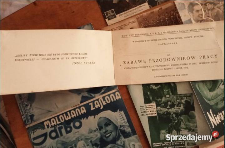 Rozkładówka filmowa reklama PRL l50te