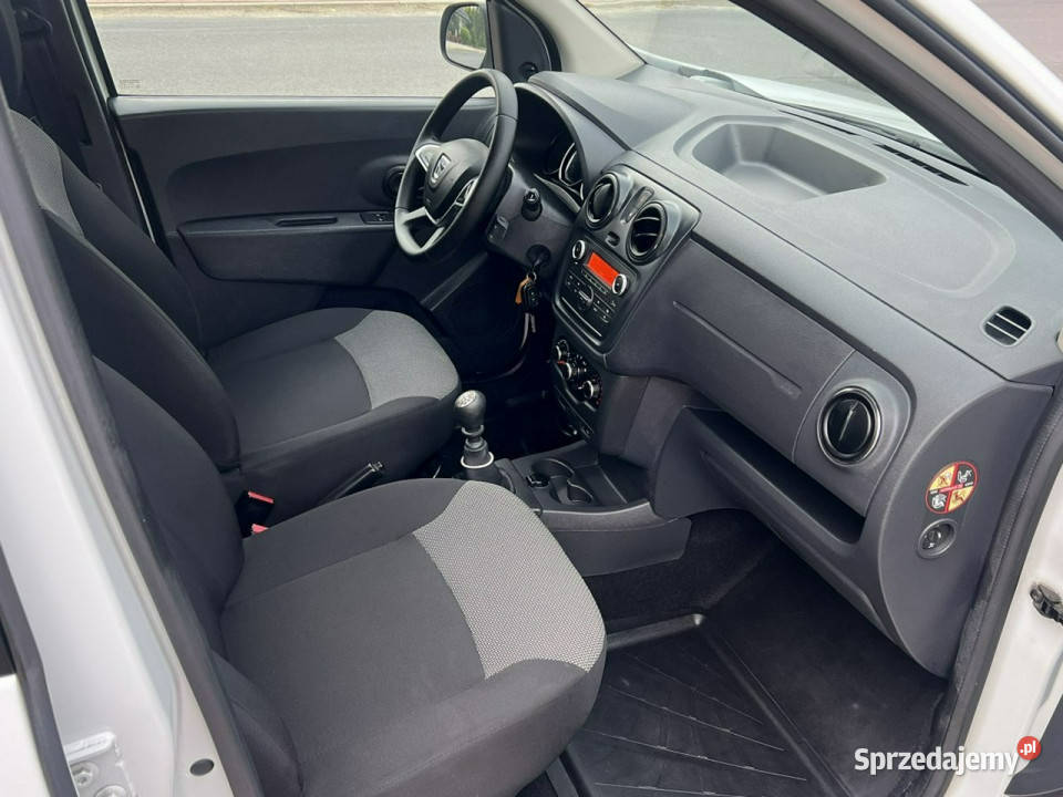 Dacia Lodgy Dacia Lodgy 15 DCi ładny zadbany biały Lodgy Samochody osobowe wielkopolskie