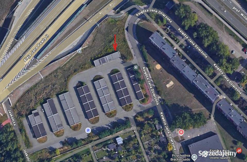 Garaż murowany osiedlu Dzierżona Guido Zabrze