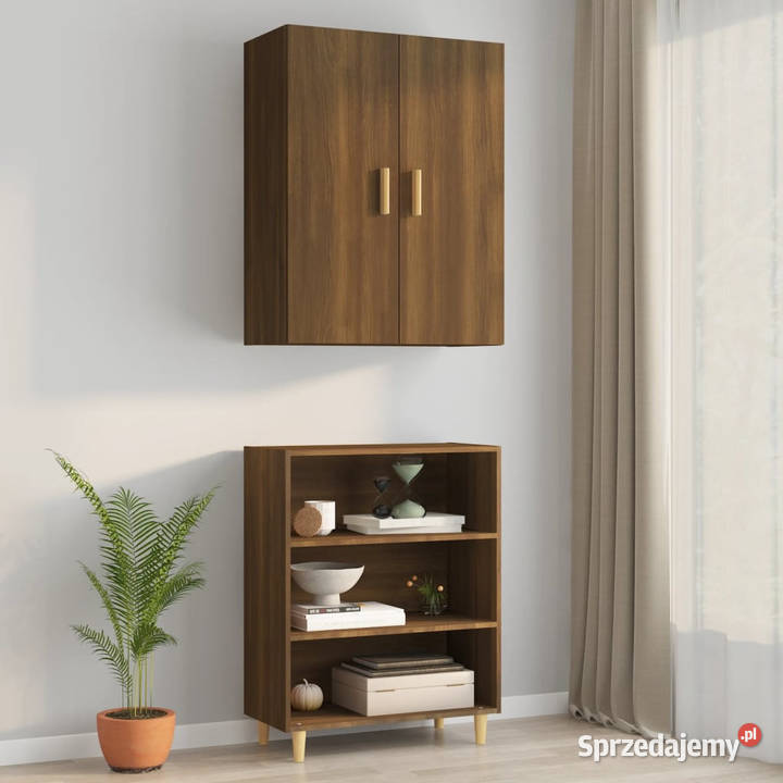 Szafka wisząca brązowy dąb 695x34x90 WM817383 sprzedam