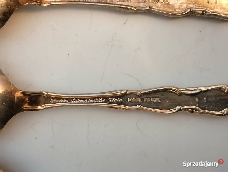Łyżki angielskie posrebrzane komplet ONEIDA X172 Kraków