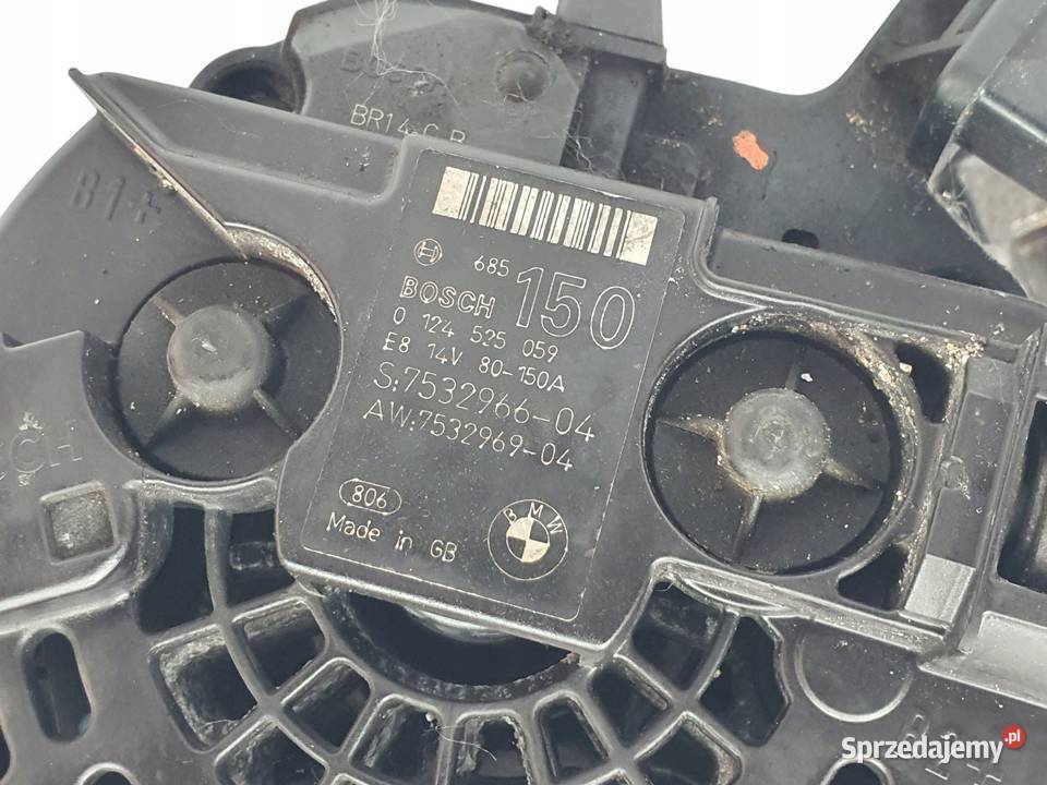 ALTERNATOR BMW E87 E90 20 i 0124525059 753296604 Chełm