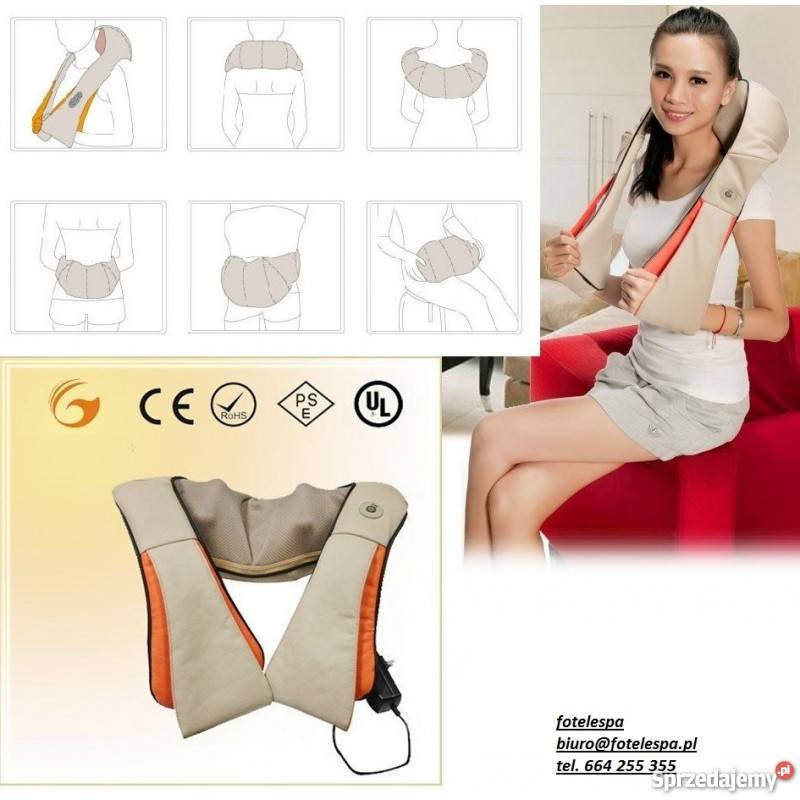 Kołnierz pas masujący masażer karku Medivon wielkopolskie