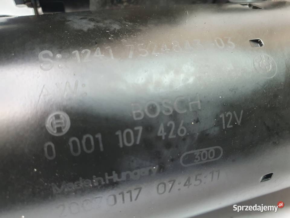 ROZRUSZNIK BMW E46 E90 E87 20 i Bosch 0001107426 Chełm