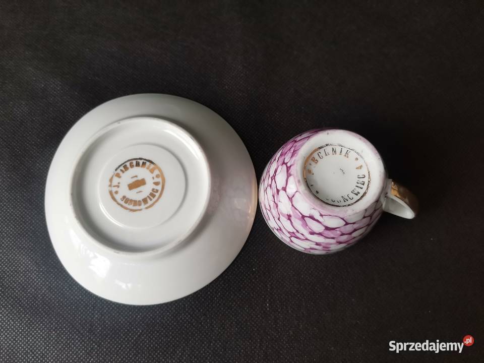 Stara mała filiżanka porcelana Chodzież serwis Katowice