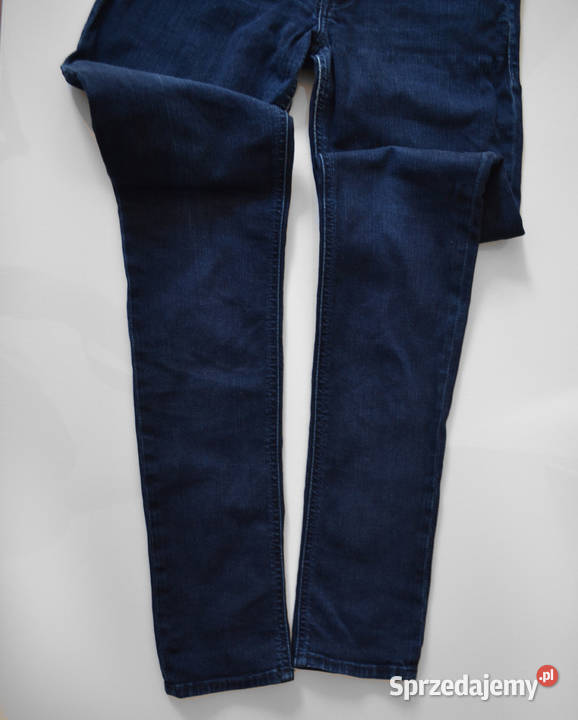 jeansowe spodnie Hollister jeansy granatowe Warszawa