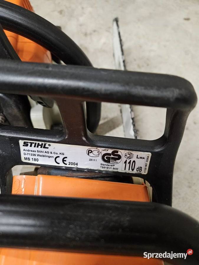 Pilarki Stihl ms180 lubelskie Gościeradów Plebański