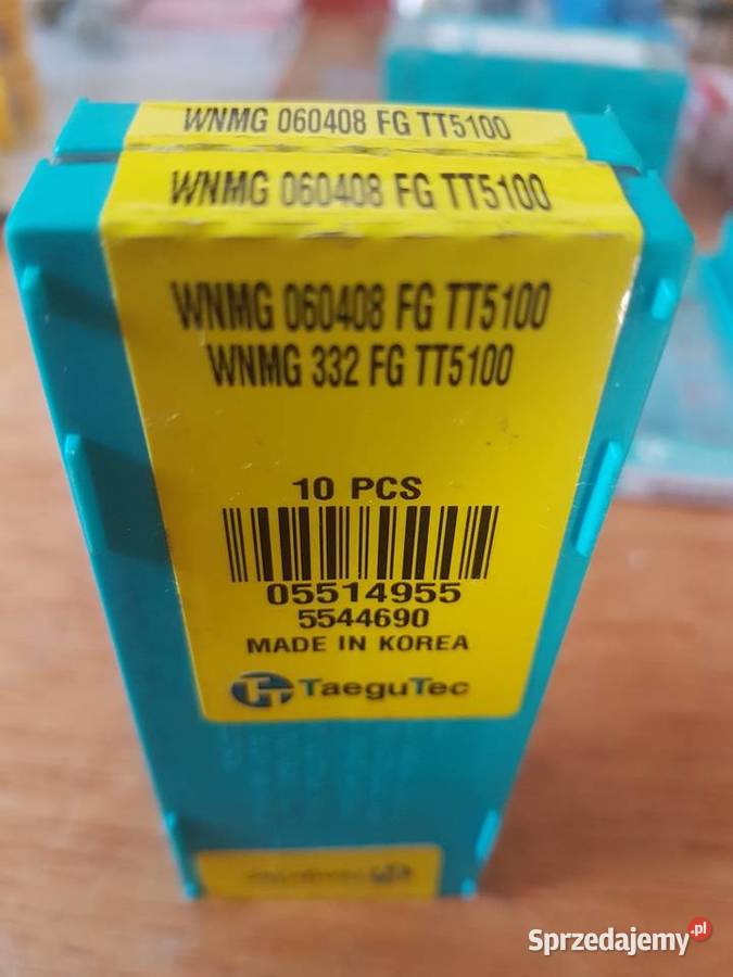 Płytka skrawająca TaeguTec WNMG060408 FG TT5100 śląskie Gliwice
