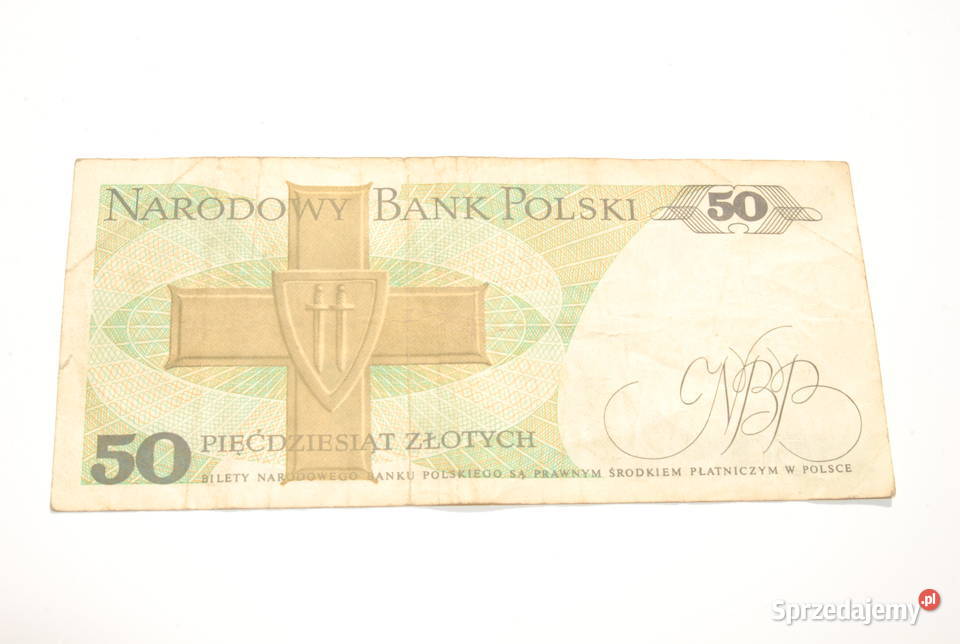 Stary banknot 50 złotych Świerczewski 1988 antyk śląskie Cieszyn sprzedam
