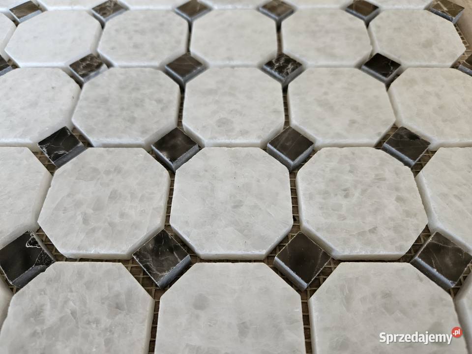 Mozaika marmurowa CRISTAL WHITEHANG GREY Przemyśl