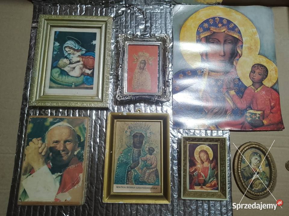 ObrazkiObrazy ŚwiętePRL8 sztukZawieszki wymienne Świdnik