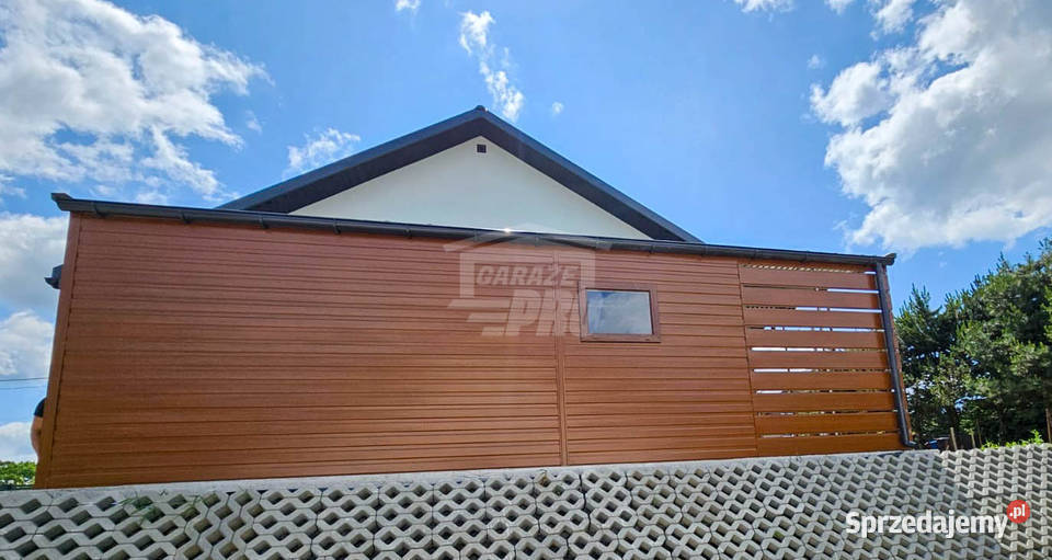 Garaż blaszany 3x6 wiata 15m Brama drzwi okno śląskie Cieszyn