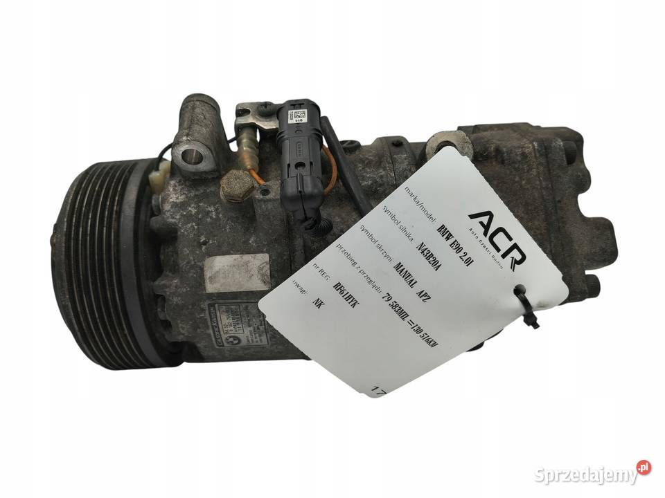 SPRĘŻARKA KLIMATYZACJI BMW E90 E87 20i N43B20A osobowe Chełm