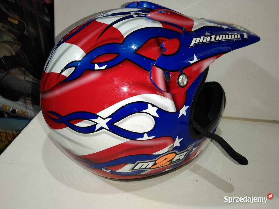 Kask motocyklowy CROSS Platinium rozmiar M Rozmiar M Kaski i odzież Świdnica