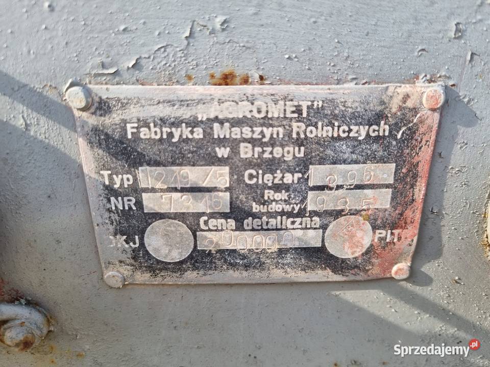 Rozrzutnik obornika polski agromet Piotrków Trybunalski