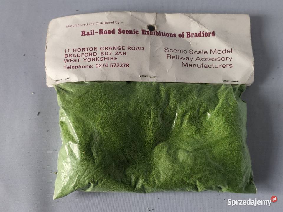 Posypka do makiet UK jasna zielona trawa Kraków