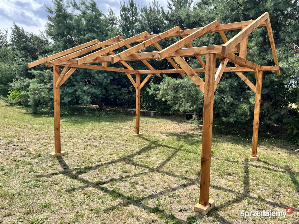 Altana drewniana zadaszenia tarasów tarasy Altany i wiaty Chojna