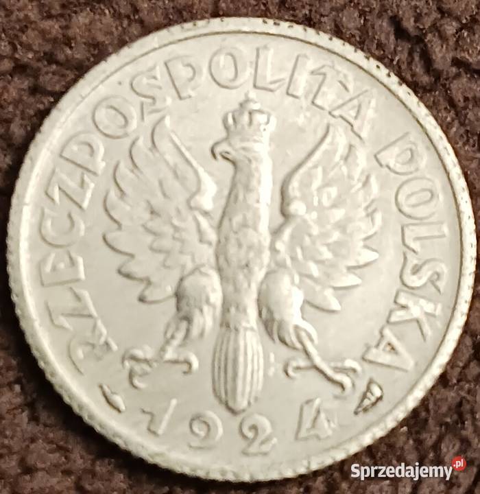 1 Żniwiarka 1924 r mennica Paryż oryginał Konin