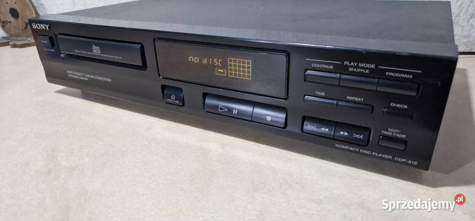 SONY odtwarzacz kompaktowy CD player CDP 212 Międzychód