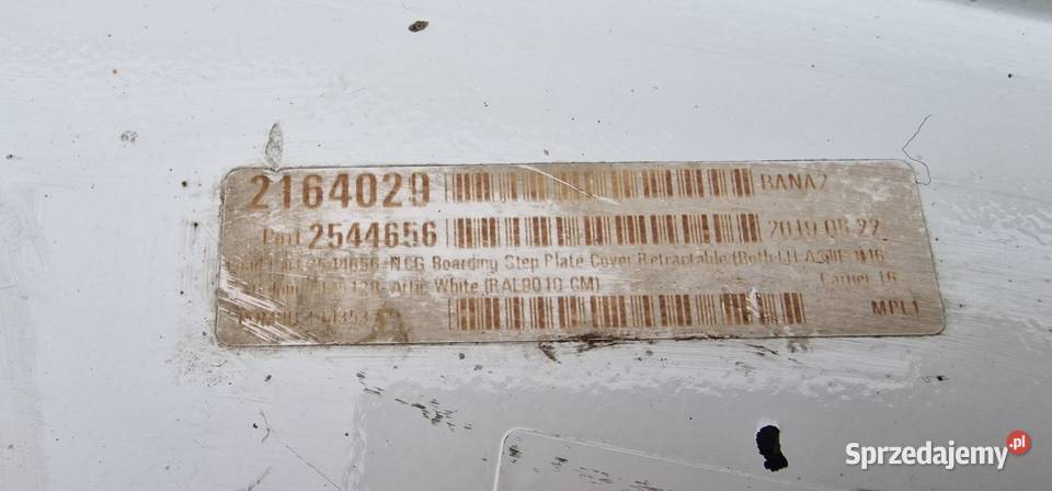 SCANIA R S OSŁONA STOPNIA 2544656 Bieleń
