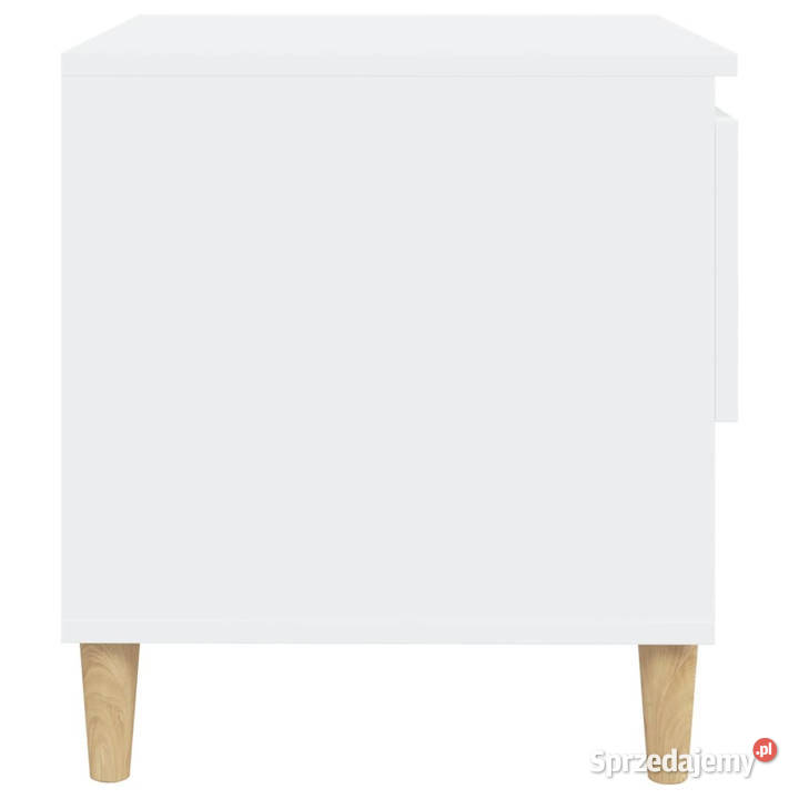 Szafki nocne 2 białe 50x46x50 materiał sprzedam