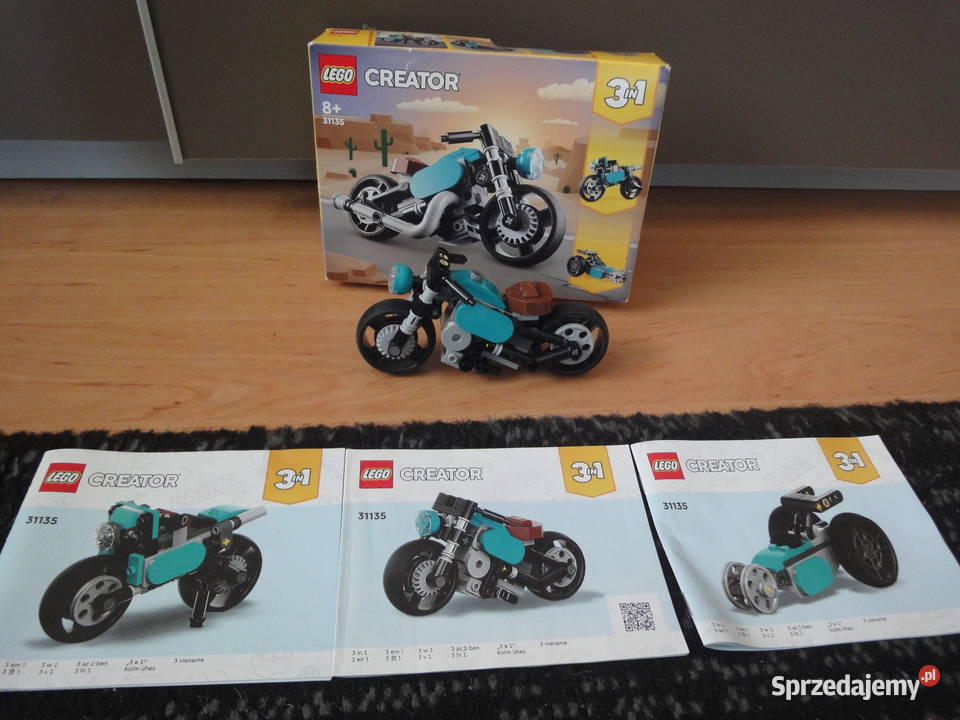 LEGO Creator Motocykl vintage 8 31135 Kraków sprzedam