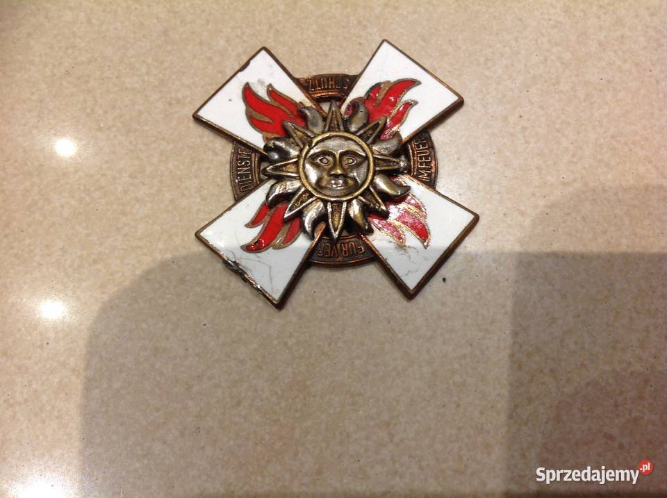 Stara Odznaka Strażacka Medal Odznaczenie Niemcy lubuskie Nowa Sól sprzedam