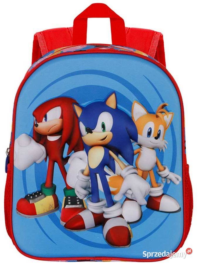 Plecak Plecaczek Sonic Knuckles Tails 3D 31 Artykuły szkolne Mogilany sprzedam