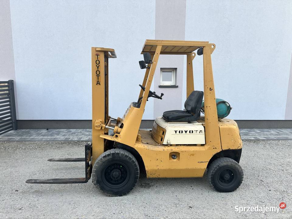 Wózek widlowy toyota 2t 33m automat lpg wolna Pajęczno sprzedam