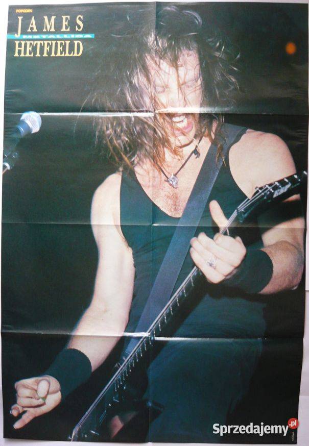 POSTERY HETFIELD JAMES METALLICA WYPRZEDAŻ ŚWIAT Bydgoszcz sprzedam